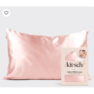 kit●sch - set of 2 blush/pink queen satin pillowcase